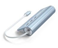 Satechi Aluminium - hub USB-C (czytnik kart micro/SD, 3x USB-A) - 1358242 - zdjęcie 3